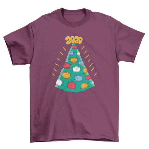 Christmasks t-shirt design