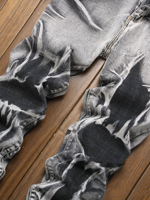 Urban Edge – Men’s Slim Fit Gray Washed Jeans